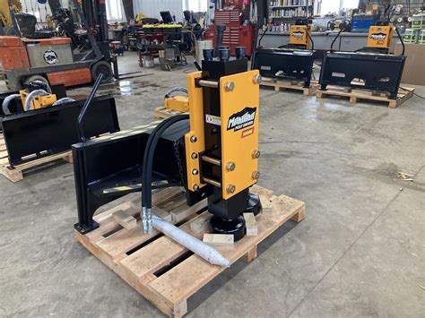 skid steer post driver montana|skid steer post driver for sale.